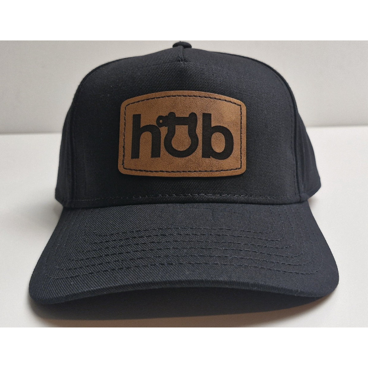 4WD Hub Leather Patch Cap